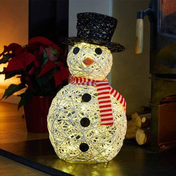 Three Kings Sparkly Snowman Decoration - Towsure