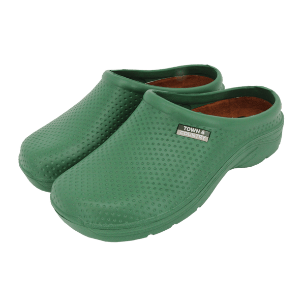 Town & Country Cloggies - Green - Towsure