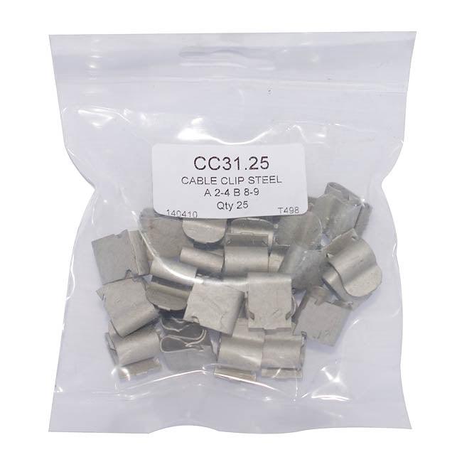 Trailer Chassis Cable Clips - Pack Of 25 - Towsure