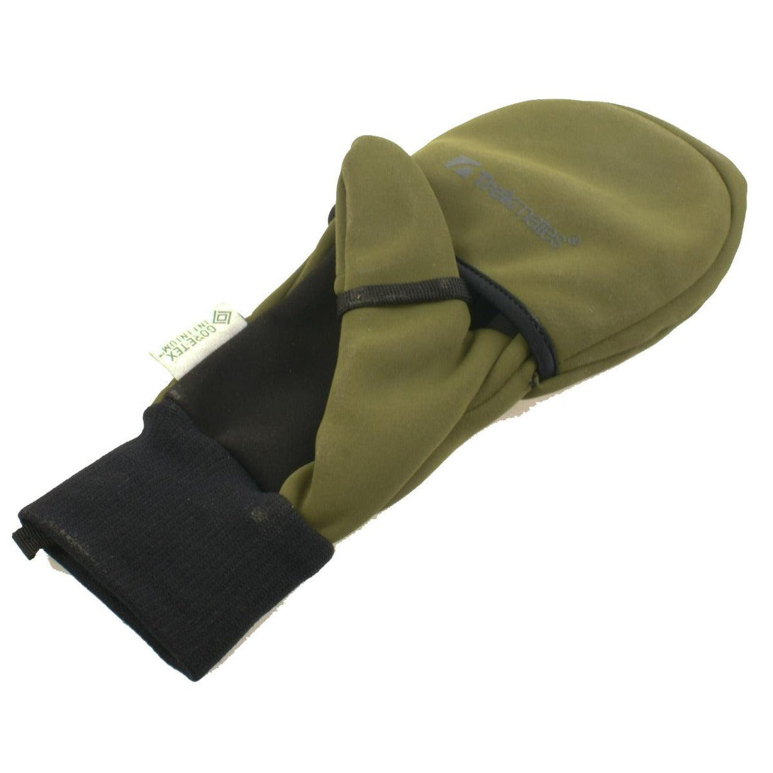 Trekmates Rigg Gore-Tex Convertible Mitts - Olive Green - Towsure