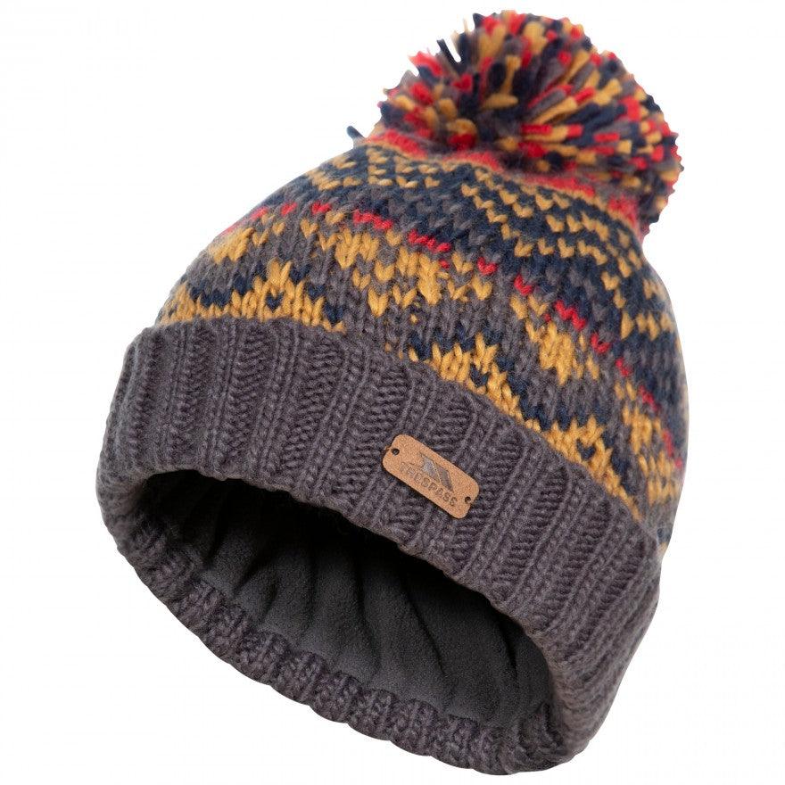 Trespass Sprouse kid's Patterned Beanie - Grey - Towsure
