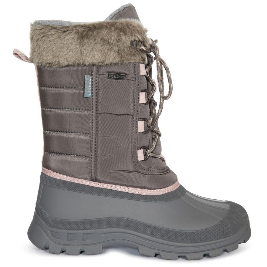 Trespass Stavra II Women's Snow Boots - Storm Grey - Towsure