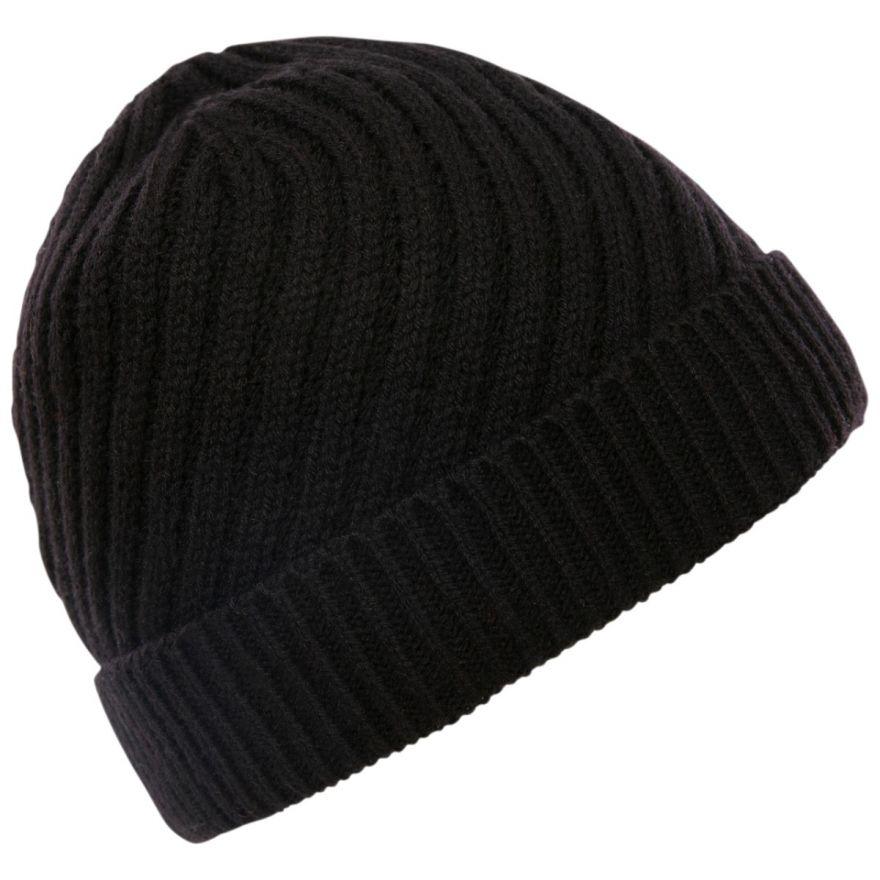 Trespass Twisted Knitted Beanie Black - Towsure