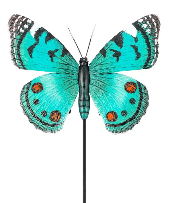 Turquoise Butterfly Mini Stake - Towsure