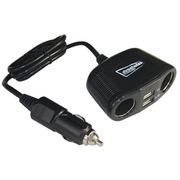 Twin Sockets With Twin USB 12V / 24V - Towsure