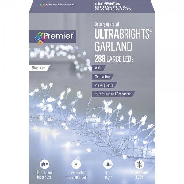 288 large LED ultrabright garland lights