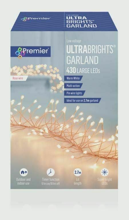 Ultrabrights Garland 430 Large LEDs 