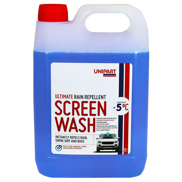 Unipart Ultimate Rain Repellent Screen Wash - 5 Litres - Towsure
