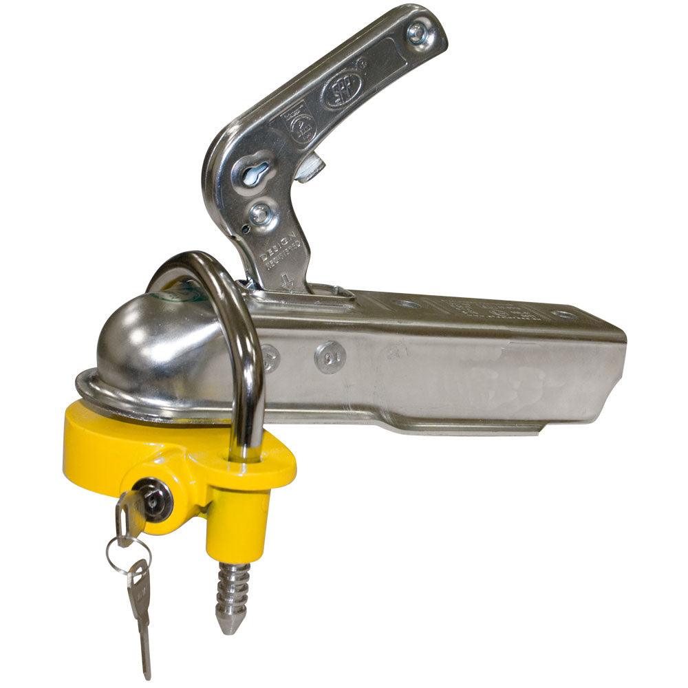 Universal Trailer Hitch Lock from Towsure. See all hitchlocks online.