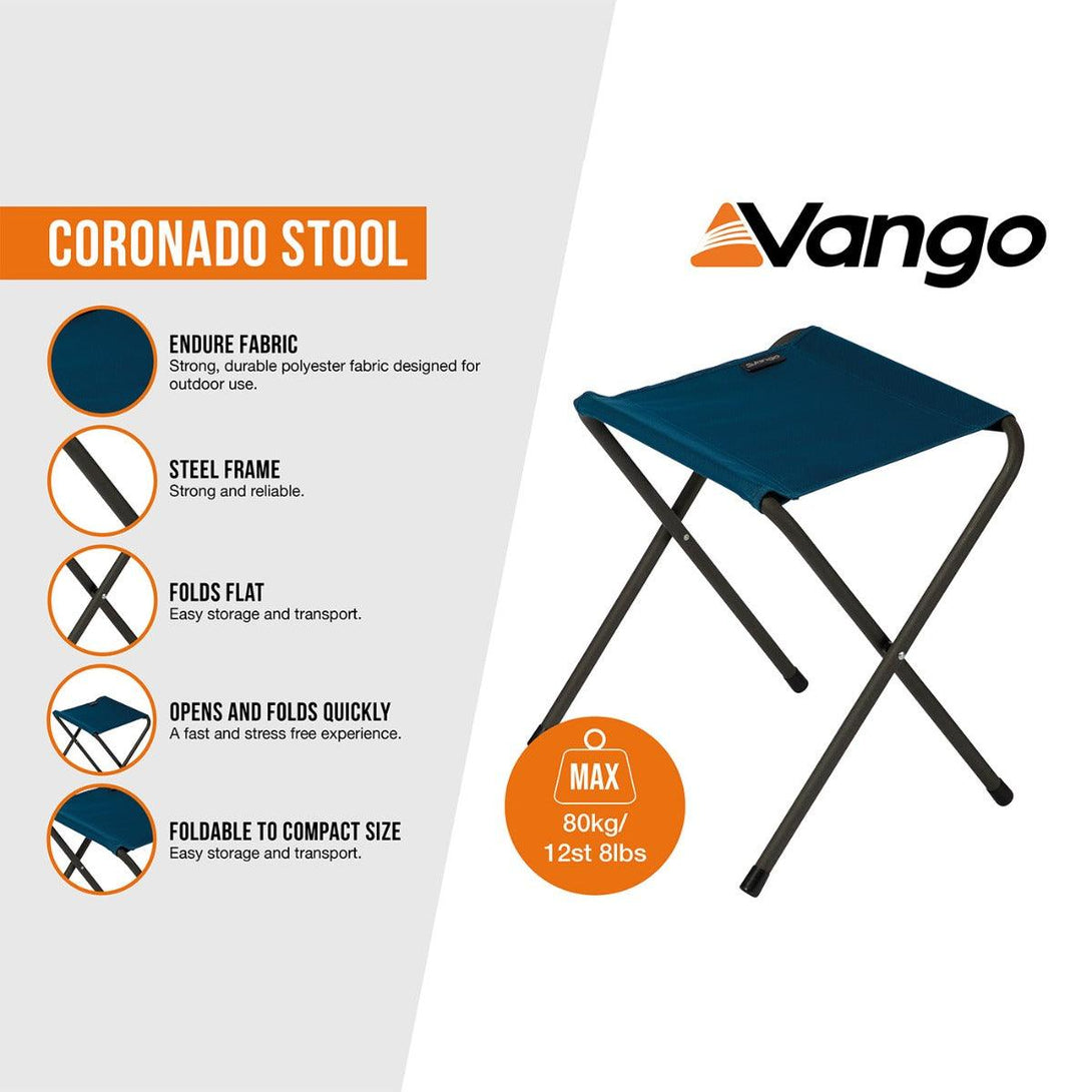Vango Coronado Folding Camping Stool - Towsure