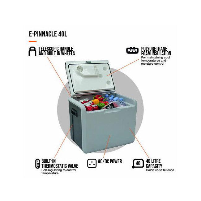 Vango E-Pinnacle 40L Cool Box 12V/240V - Towsure