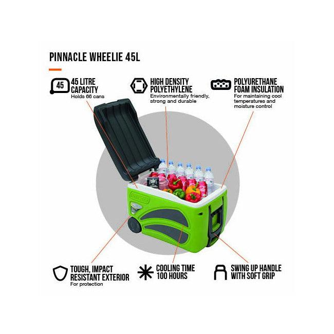 Vango Pinnacle Wheelie 45L Cool Box - Towsure