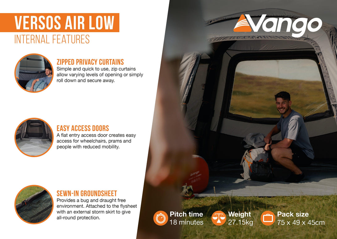 Vango Versos Air Driveaway Awning - Towsure