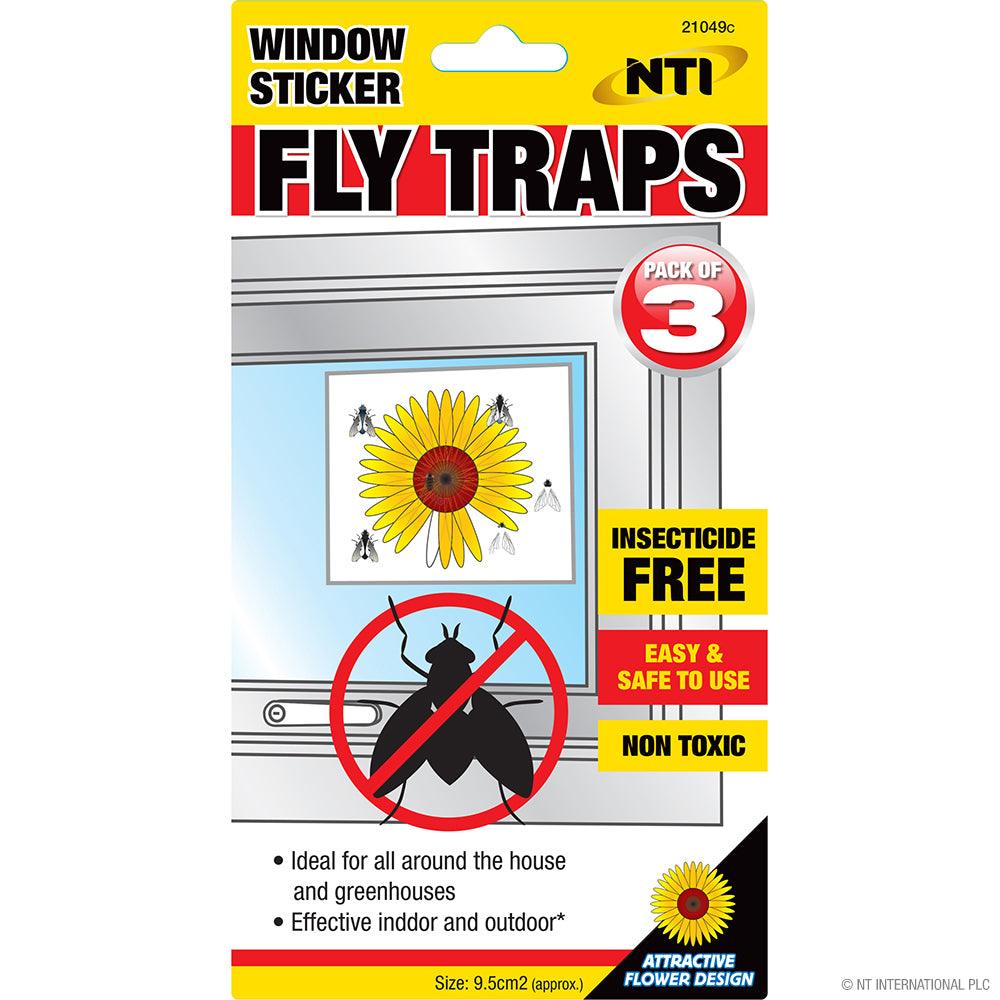 Window Sticker Fly Trap pack of 3 - Towsure