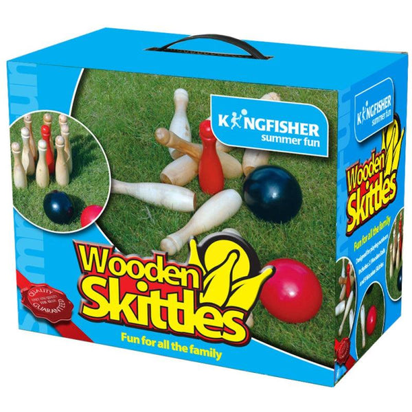 Wooden Skittles Game Set - Towsure