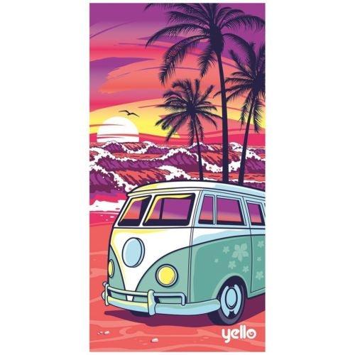 Yello Beach Towel - Camper Van 