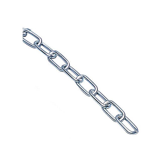 Zinc-Plated Straight Link Chain - 32mm x 9mm (Per Metre) - Towsure