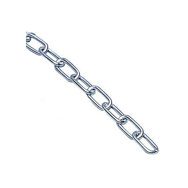 Zinc-Plated Straight Link Chain - 32mm x 9mm (Per Metre) - Towsure